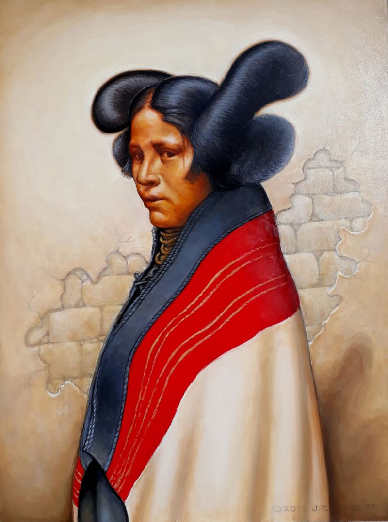 Hopi Maiden with Butterfly Whorls