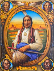 Red Cloud Painting